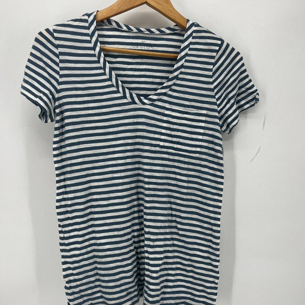 Caslon xs strip shortsleeve t shirt